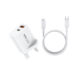 REMAX 20W A+C Charger+C-L Cable Set  RP-U120