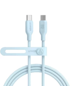 Anker 542 USB-C to Lightning Cable (Bio-Based) (0.9m/3ft), A80B1H31 - Blue