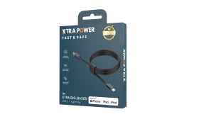 XTRA POWER CABLE USB-C TO LIGHTNING 60W BIO-BASED