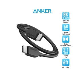 Anker HDMI 2.1 Cable (1.8m/6ft) 8K -Black A8742H11